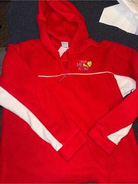 Warner Bros. Red Tweety 'Leave Me Alone' Zip Hoodie | Y2K